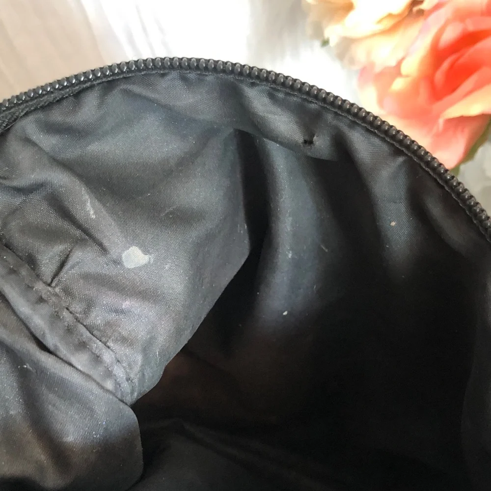 VICTORIA’s SECRET sparkly beaded large cosmetic makeup travel bag